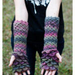 Dragon Gloves Free Crochet Pattern