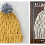 The Wave Beanie Hat Free Crochet Pattern and Video Tutorial