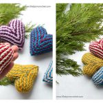 3D Brioche Heart Free Crochet Pattern