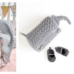 Elephant Baby Blanket FREE Crochet Pattern