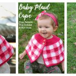 Kids Plaid Cape Free Crochet Pattern