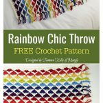 Rainbow Chic Throw FREE Crochet Pattern