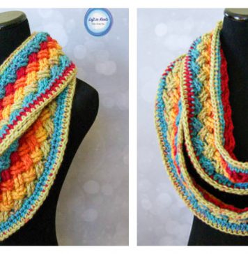 Lucky Celtic Infinity Scarf Free Crochet Pattern
