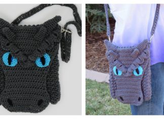 Dragon Cross Body Bag Free Crochet Pattern