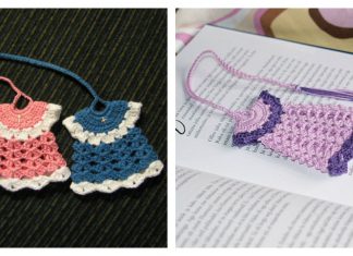 Mini Dress Bookmark Free Crochet Pattern