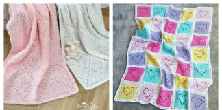 10+ Lace Heart Baby Blanket Crochet Patterns