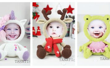Cute Animal Photo Frame Free Crochet Pattern & Paid