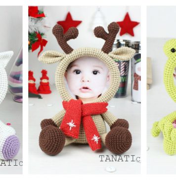 Cute Animal Photo Frame Free Crochet Pattern & Paid