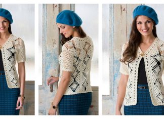 Spider Lace Jacket Free Crochet Pattern