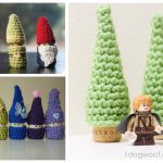 Christmas Wine Cork Ornament Free Crochet Pattern