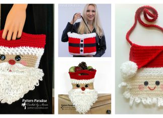 Christmas Santa Bag Free Crochet Pattern