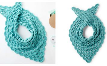 Go-To Shawl Free Crochet Pattern and Video Tutorial