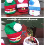 Christmas Mini Gift Baskets Free Crochet Pattern
