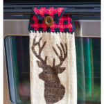 Plaid Towel Topper Crochet Pattern