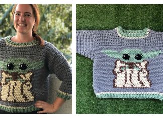 Baby Yoda Sweater Free Crochet Pattern