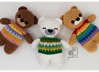 Rainbow Bears Free Crochet Pattern