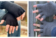 Half Finger Gloves Free Crochet Pattern