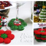 Poinsettia Coasters or Ornament Free Crochet Pattern