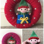 Elf Christmas Wreath Crochet Pattern