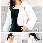 Snow Bloom Faux Fur Coat Free Crochet Pattern