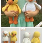 Duck Amigurumi Plush Toy Free Crochet Pattern