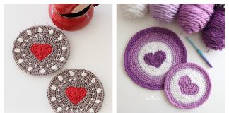 Heart in a Circle Crochet Patterns