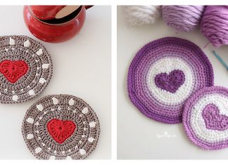 Heart in a Circle Crochet Patterns