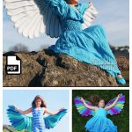 Child Feather Wings Shawl Crochet Pattern