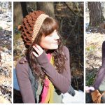 Crocodile Stitch Oak Sprite Hat Free Crochet Pattern