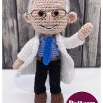 Dr. Fauci Amigurumi Doll Crochet Pattern