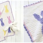 Easter Bunny Baby Blanket Free Crochet Pattern