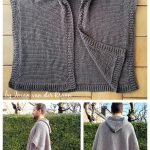 Mo Hooded Ruana Free Crochet Pattern