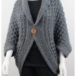 Easy Blanket Cardigan Free Crochet Pattern