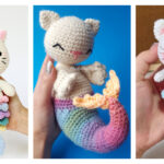 8 Purrmaid Mermaid Cat Amigurumi Crochet Patterns