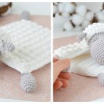Sheep Security Blanket Free Crochet Pattern