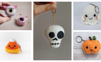 Halloween Keychain Crochet Patterns