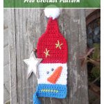 Charming Snowman Bookmark Free Crochet Pattern