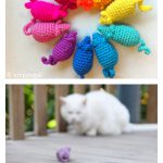 Easy Peasy Catnip Mouse Toy Free Crochet Pattern