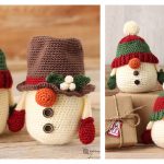 Snowman Gnome Free Crochet Pattern