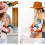 Patchwork Party Cardi Free Crochet Pattern