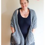 Sabrina Pocket Wrap Free Crochet Pattern