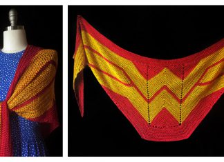 Wonder Woman Wrap Free Crochet Pattern