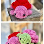 Amigurumi Rosy Turtle Free Crochet Pattern
