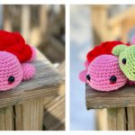 Amigurumi Rosy Turtle Free Crochet Pattern