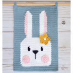 Bunny Wall Hanging Free Crochet Pattern