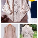Dream Catcher Shrug Cardi Free Crochet Pattern