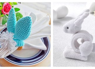 Easter Napkin Ring Crochet Patterns