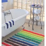 Ruffled Ribbons Rainbow Rug Crochet Pattern