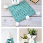 Bunny Safety Blanket Free Crochet Pattern