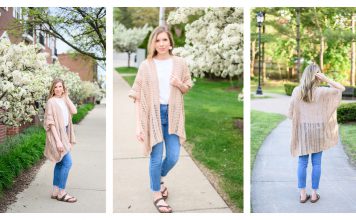 Perfect Summer Poncho Free Crochet Pattern